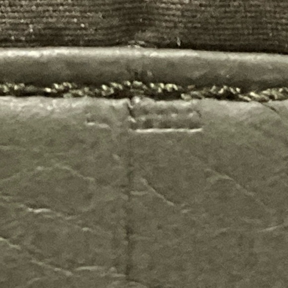 EUC - Olive green crossbody bag with gold hardware - Picture 8 of 10